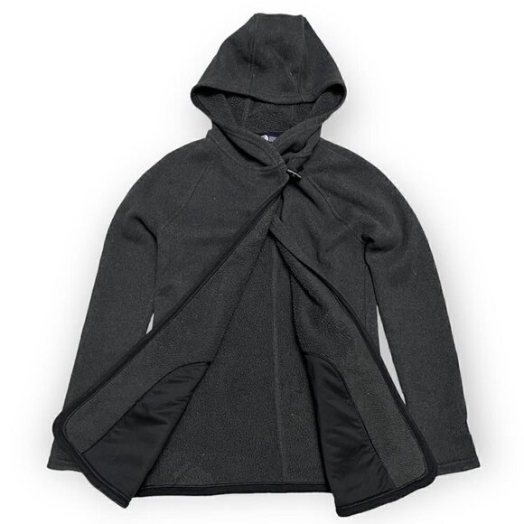 The North Face Fleece Designer Hoodie Shawl Cape Poncho - Womens XS - Picture 1 of 4